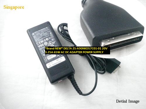 *Brand NEW* 65W DELTA 20V 3.25A 25-A90NKD57C01-01 AC DC ADAPTER POWER SUPPLY